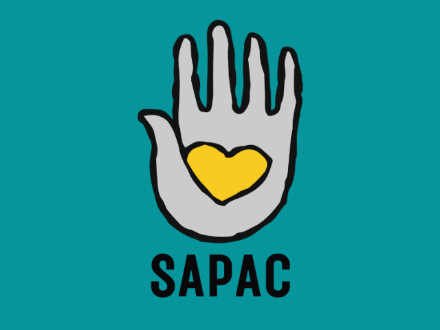 SAPAC, hand with heart